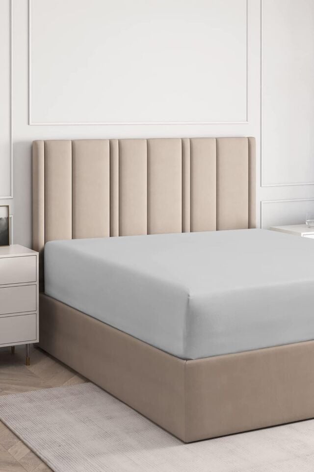Soft Lastikli Penye Çarşaf | Pamuklu Dört Mevsim Düz Renk Çarşaf