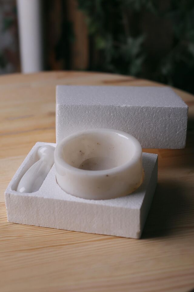 Mermer Havan Seti Büyük Boy Doğaltaş Mermer Havan Seti 12 x 9 Cm