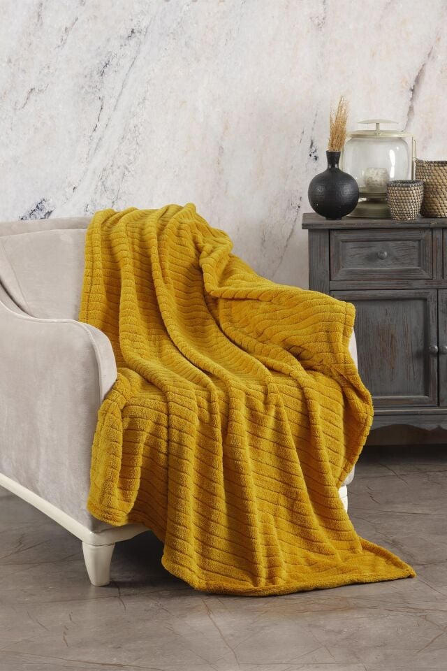 Comfy | Çizgili Wellsoft Tv Battaniyesi 110x180 cm