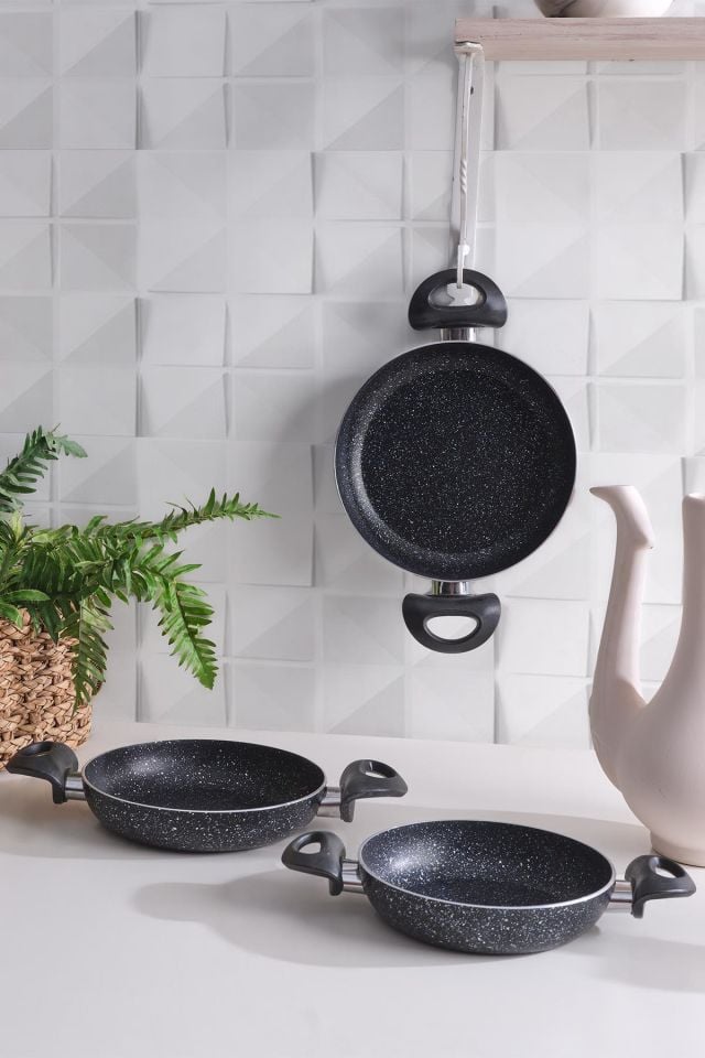 Comfort | Sahan Seti Granit 3Lü Sahan Tavası 20-22-24 Cm