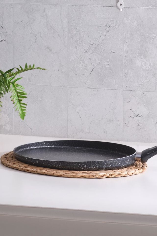Gözleme Tavası 32 Cm Granit Bazlama Lavaş Tavası