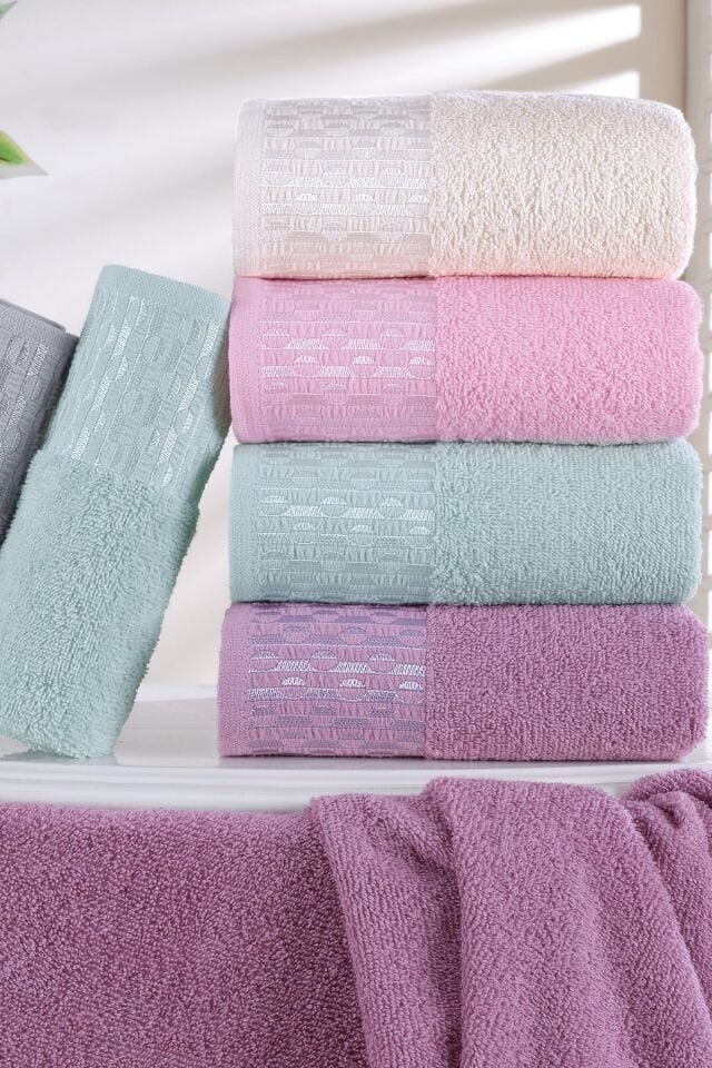 İlya | 6'lı 50x90 cm El&Yüz Havlu Seti