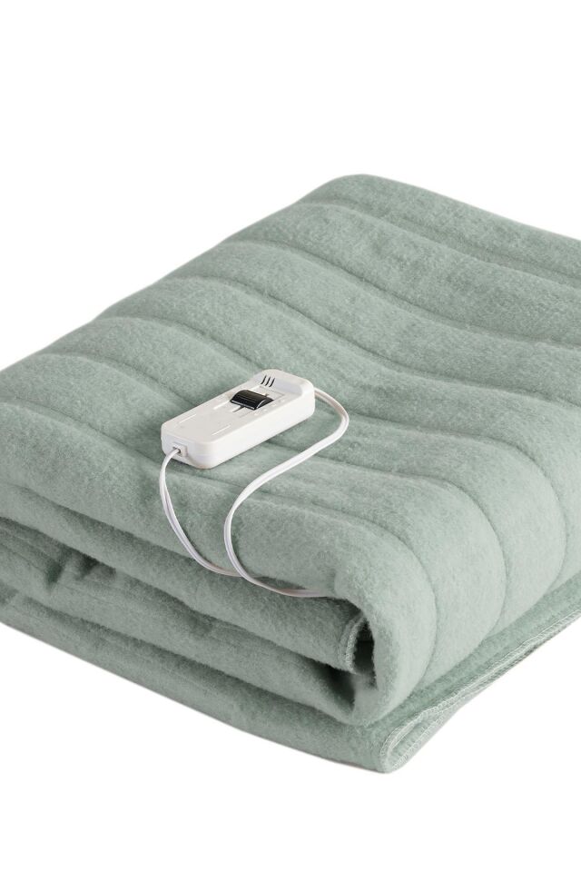 Comfort | Çift Kişilik Elektrikli Battaniye | Elekrikli Yatak Isıtıcı Açık Gri