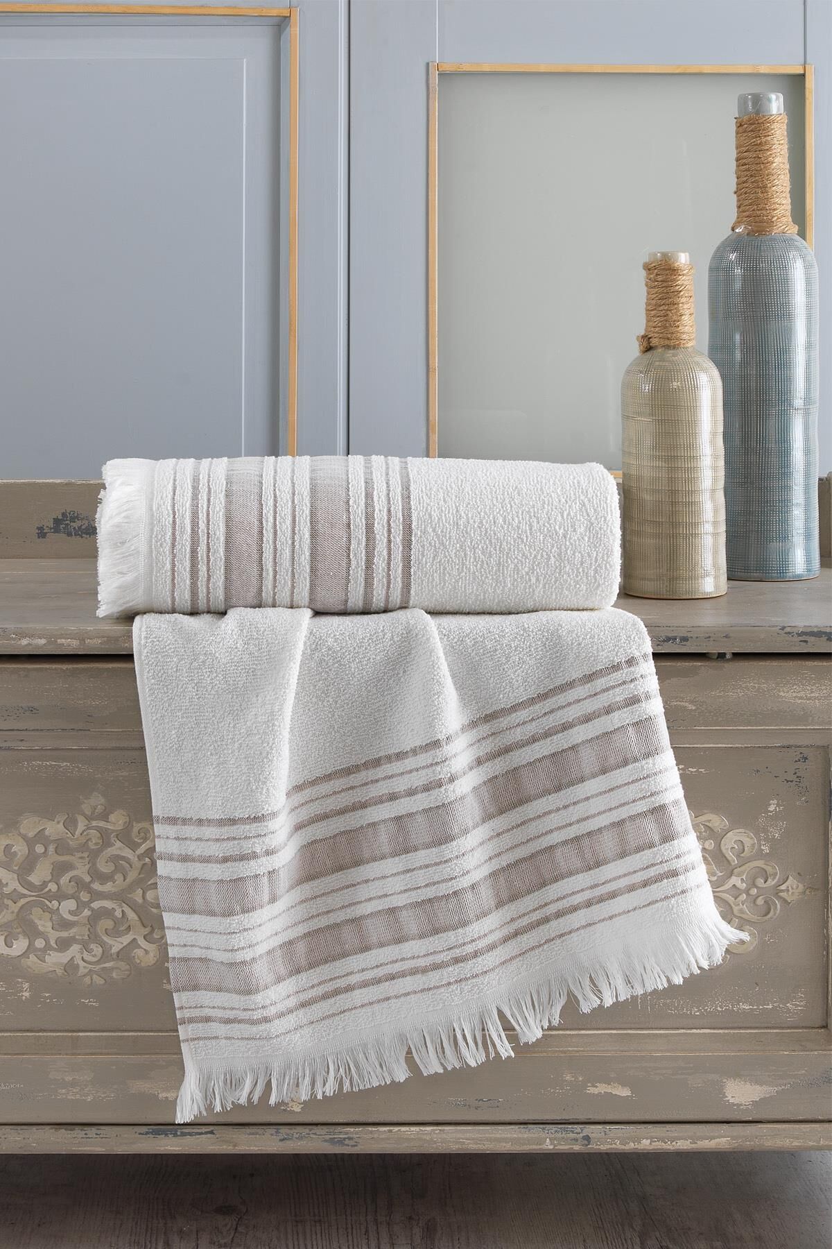 Trendy Banyo Havlu Seti 70x140 & 50x90