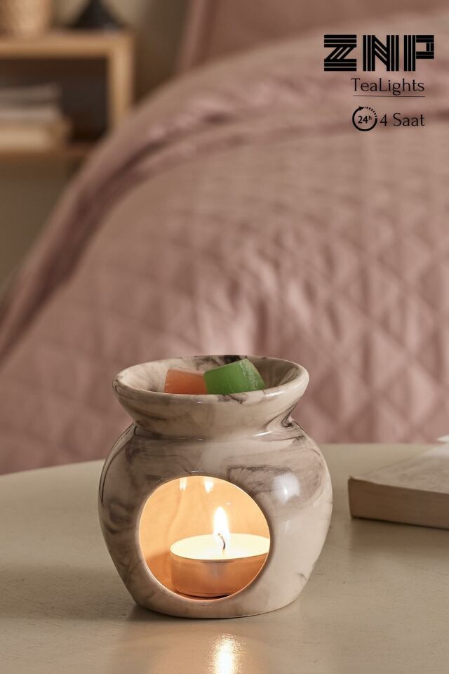 200 Adet | Buhurdanlık Mumu | 4 Saat Yanan Tea Light Mum | Dekoratif Mumluk Mumu