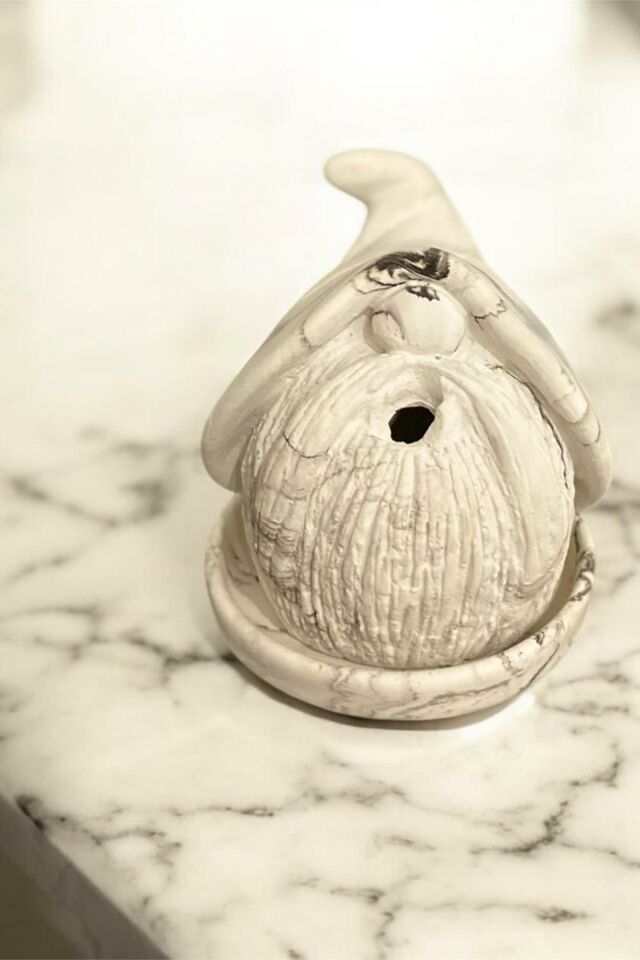 Mermer Desen Şirin Baba Buhardanlık Tütsülük 9X9 Cm