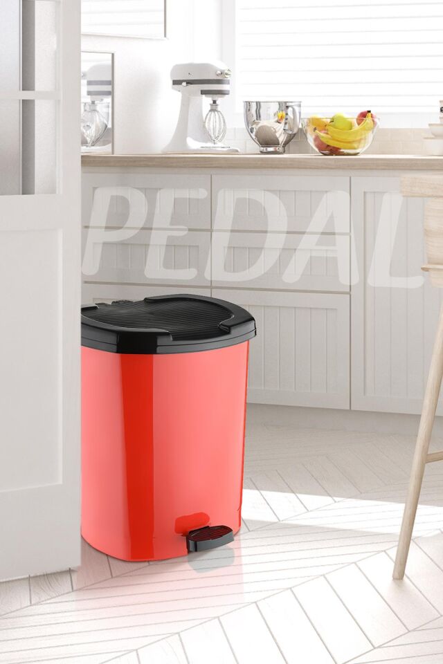 Dust | Pedallı Çöp Kovası 30 Litre, Banyo, Mutfak, Ofis Çöp Kutusu