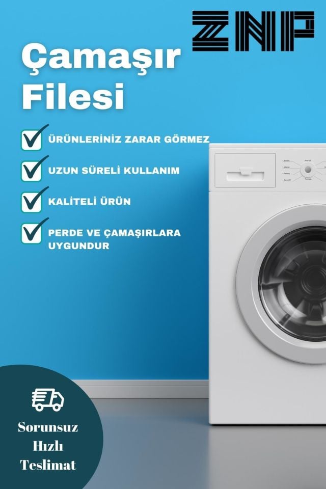 LBag | 3 Adet Çamaşır Yıkama Filesi İpli 35x45 Cm | Çorap Perde Filesi