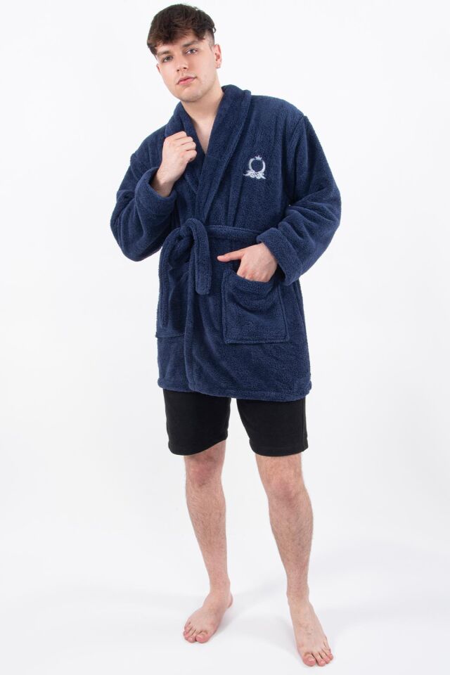 Rob | Wellsoft Peluş Erkek Sabahlık Polar | Robdeşambr | Bornoz