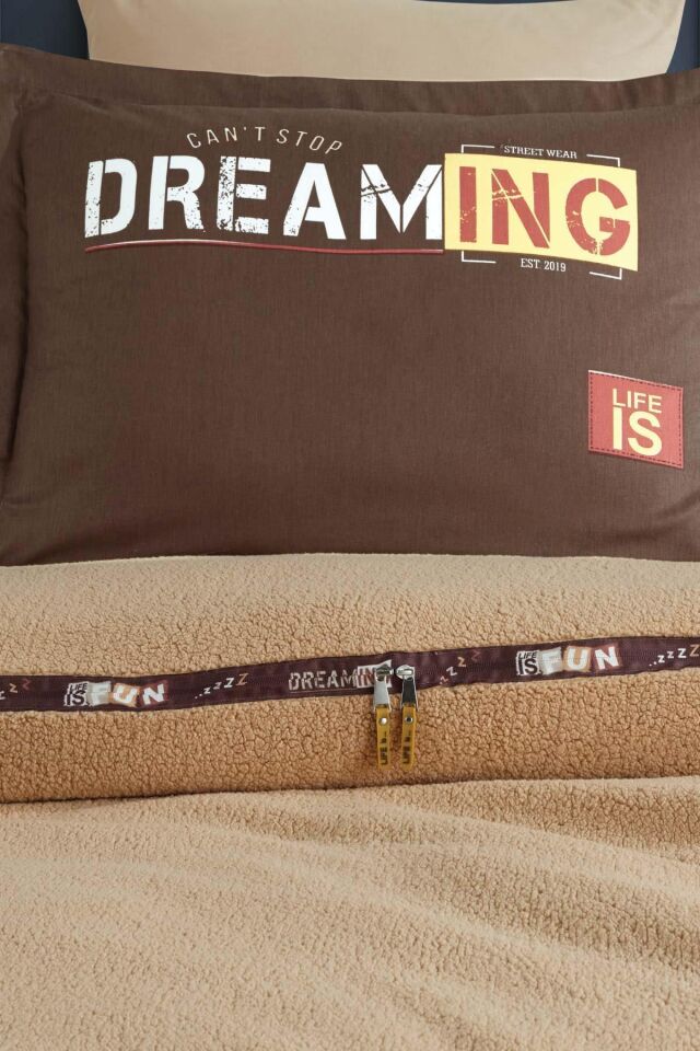 Clasy 100% Pamuk Welsoft Nevresim Takımı Tek Kişilik Life Is