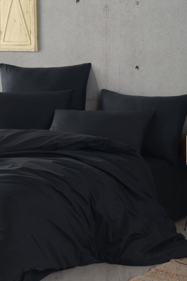 Royal Black Ranforce Tek Kişilik Nevresim Seti