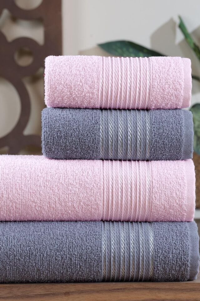 Bath | Banyo Havlu Seti 4’Lü Hamam Takımı