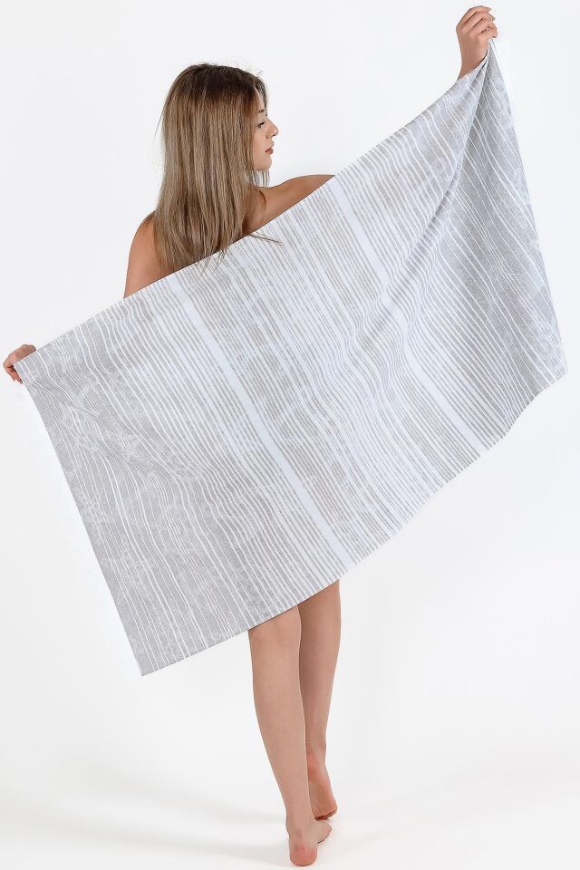 Marine 2 Adet 75x150 cm Plaj Havlusu Peştemal Havlu