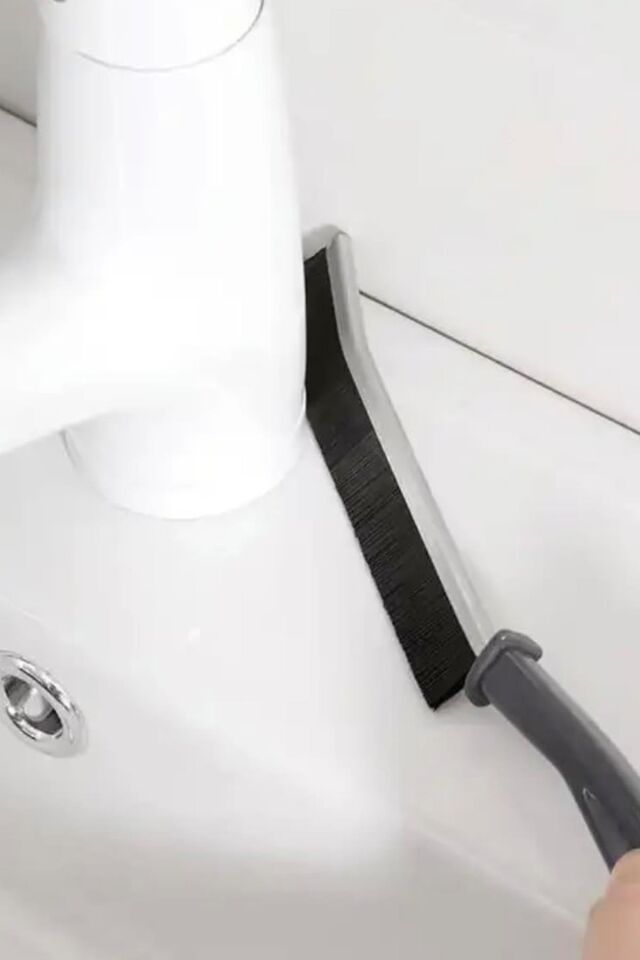 Brush | 2'Li İnce Derz Pencere Köşe Mutfak Banyo Lavabo Detaylı Temizlik Fırçası