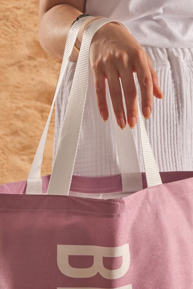 Beach Desen Baskılı Plaj Çantası