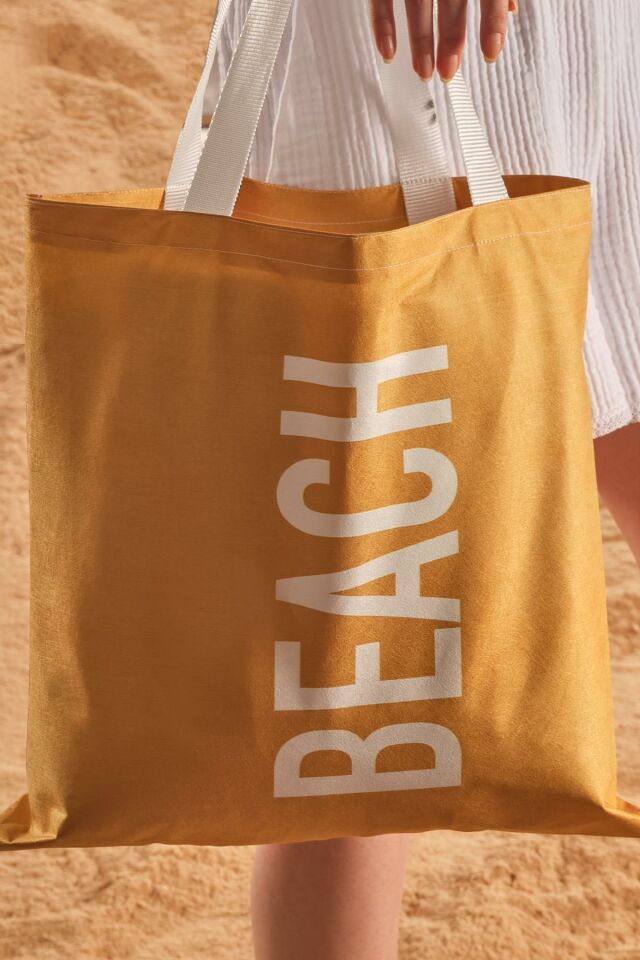 Beach Desen Baskılı Plaj Çantası