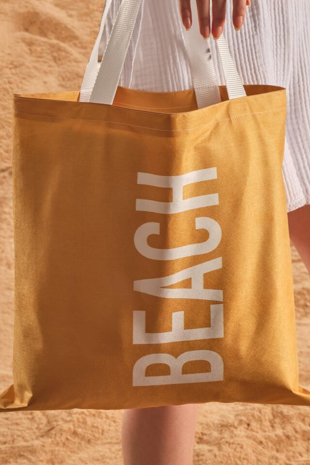Beach Desen Baskılı Plaj Çantası