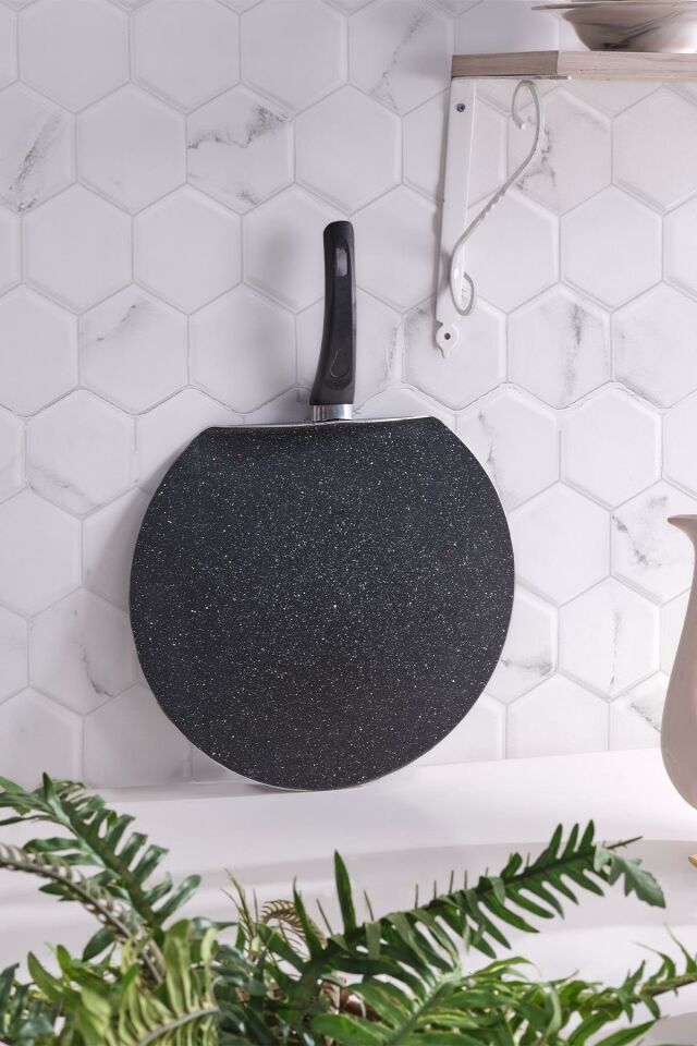 Ekmek Tavası 40 Cm Tava Granit Yanmaz Yapışmaz Tava